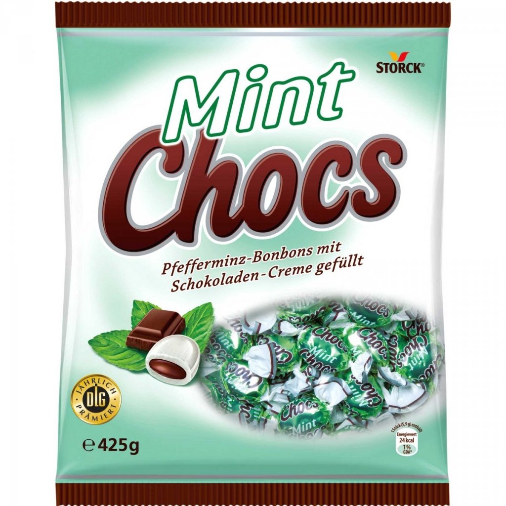 mint choco Storck Mint Chock Miętusy Z Czekoladowym Nadzieniem