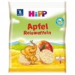 Hipp Bio Wafelki Ryżowe z Sokiem Jabłkowym 8m 30g