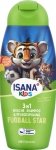Isana Kids 3in1 Żel Szampon Odżywka Dzieci Gwiazda Piłki 300ml Niemcy
