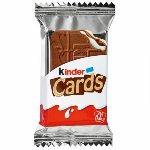Kinder Cards Ciasteczka Krem Mleko Kakao 2szt 25,6g