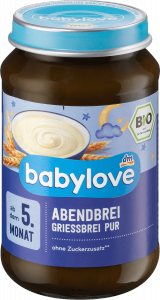 Babylove Bio Mleczna Kaszka na Noc 5m 190g