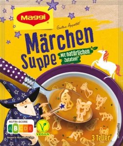 Maggi Naturalne Składniki Bajkowa Zupa Warzywa 3 porcje 750ml