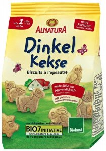 Alnatura Bio Keksy Orkiszowe Zwierzątka 12m 125g