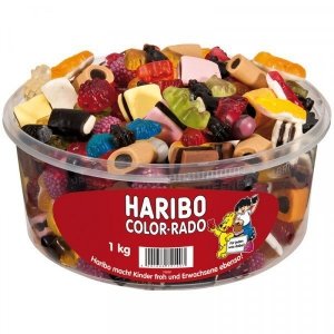 Haribo Color Rado Mix Smaków Kształtów 1kg DE