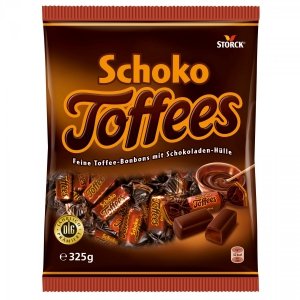 Storck Schoko Toffees Cukierki Ciemna Czekolada 325g