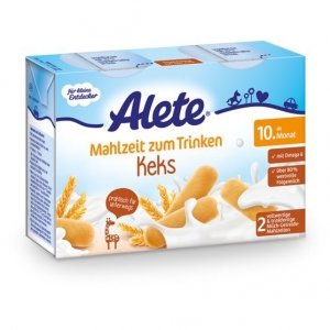 Alete kaszka do picia Herbatniki Keks Zboża 2x200ml