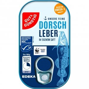 GG Wątróbka Dorsza Żródło Omega 3 121g