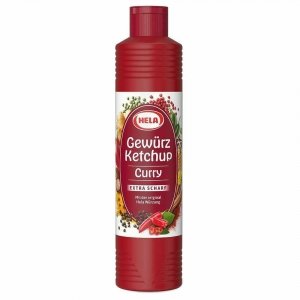 Hela Ketchup Curry Ekstra Ostry Wegański 800ml Niemcy
