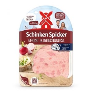 Muhlen Kiębasa szynkowa grube kawałki plastry 80g