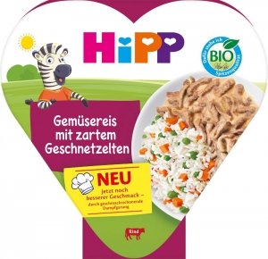 Hipp Bio Wołowinka z Ryżem i Warzywami na tacce 12m 250g