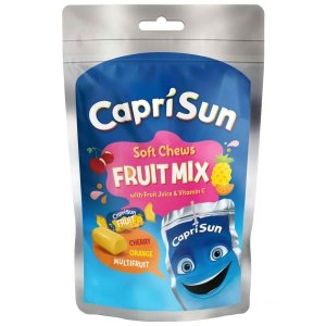 Capri-Sun Żelki Rozpuszczalne Cukierki Owocowe Soft Chews Fruit Mix 147g Niemcy