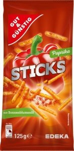 GG Ziemniaczane Frytki Paprykowe 125g.