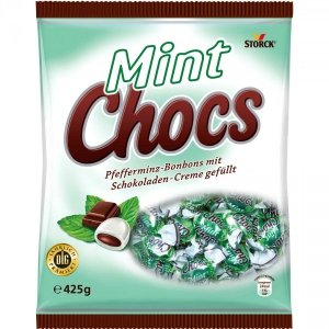 Storck Mint Chock Miętusy z Czekoladą 425g