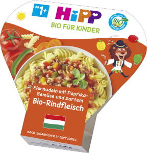 Hipp Bio Makaron Warzywa Wołowina 1r 250g