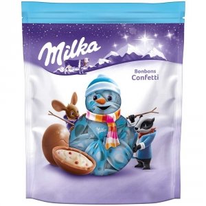 Milka Wigilijne Kule Krem Mleczny Confetti 86g