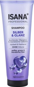 Isana Professional Szampon Srebrny Blask Siwe Blond Wege 250ml Niemcy