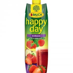 Rauch Happy Day Truskawka Naturalny Sok Wegan 1L