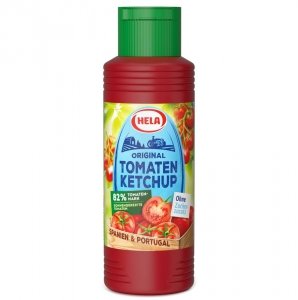 Hela Original Ketchup Tomaten Pomidory Hiszpania Portugali 82% 300ml Bez Cukru