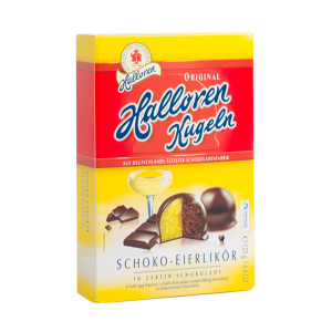 Halloren Likier Jajeczny Kulki Ciemna Czekolada 125g