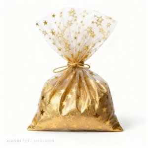 Torebki Woreczki Celofanowe Święta Gwiazdki 15x25 25 szt