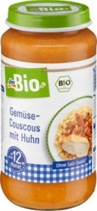 Bio obiadek Warzywa Kuskus Kurczak 11m 250g 