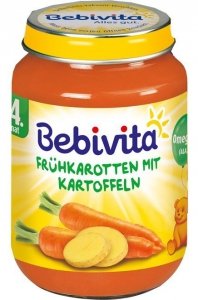 Bebivita Młoda Marchewka Ziemniaczki 4m 190g