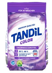 Tandil Proszek do Prania Tkanin Kolorowych Mocny Detergent z Niemiec 30p 2 kg