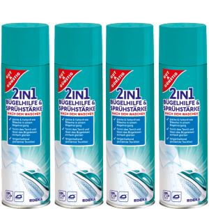 GG Mocny krochmal ułatwiający prasowanie Sprayu 4x500 ml z Niemiec