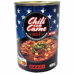 Buss Chili con Carne HOT Pikantne Danie Meksykańskie 400g Niemcy
