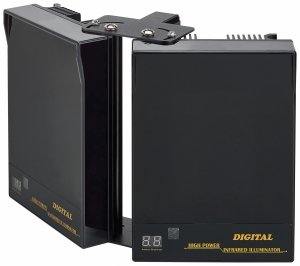 15-IL3860/2, 2-panelowy oświetlacz podczerwieni, zasięg od 150m/kąt 60° do 100m/kąt 120°