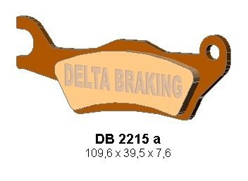 Klocki hamulcowe Delta DB2215 Can-Am Outlander 800/1000 Przód Lewy