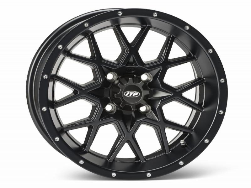 HURRICANE 12x7 4/137 5+2 1228633536B Matte Black