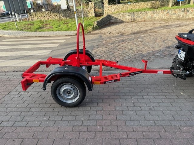 Przyczepa ratownicza z homologacją