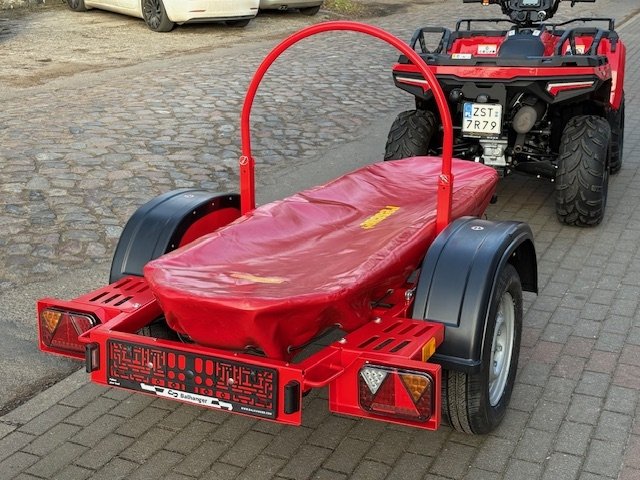 Przyczepa ratownicza z homologacją