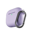 KeyBudz Elevate Keychain - silikonowe etui ochronne do AirPods 4 gen. (lavender)