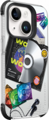 LAUT Pop Retro Music - obudowa ochronna do iPhone 14 Plus/ 15 Plus kompatybilna z MagSafe (retro music)