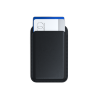 Satechi Vegan-Leather Wallet Stand - portfel i podstawka do iPhone'a z wegańskiej skóry kompatybilny z MagSafe (czarny)