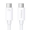 Kabel Baseus Superior Typ C-Typ C 240W 1m (biały)