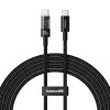 Kabel Baseus Gem Typ C-Typc C 100W 2m (czarny)
