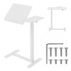MACLEAN MOBILNE BIURKO/STAND NA LAPTOP, BIAŁE, REGULACJA WYSOKOŚCI 76-109CM, MAX. 30KG MC-120 W