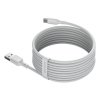 BASEUS KABEL USB/USB-C SIMPLE WISDOM, 40W, 5A, 1.5M BIAŁY