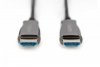 Digitus Kabel połączeniowy hybrydowy AOC HDMI 2.0 Premium HighSpeed 4K/60Hz UHD HDMI A/HDMI A M/M 10m Czarny