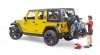 BRUDER Jeep Wrangler Rubicon z rowerem i figurką