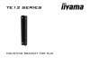 IIYAMA Monitor 75 cali ProLite TE7512MIS-B3AG,INFRARED,40pkt,IPS,4K, 24/7, 7H, WiFi,VGA, HDMI, USB-c, Bluetooth,metal,8ms, vesa,