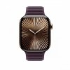 Apple Pasek karbowany magnetyczny w kolorze jeżyny do koperty 46 mm - rozmiar S/M
