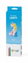 Tm Toys Masa plastyczna Hey Clay Jednorożce 3 pak, Lighty