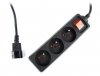 Listwa zasilająca UPS Gembird EG-PSU3F-01 (0.6m)