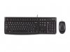 Zestaw klawiatura i mysz Logitech MK120 USB (czarny)