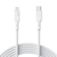 AUKEY CB-SCL2 kabel Lightning - USB-C 1.8m MFi Apple USB-PD silikonowy biały 