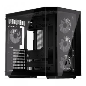 Obudowa KRUX Empero ATX, z oknem, bez zasilacza, czarna